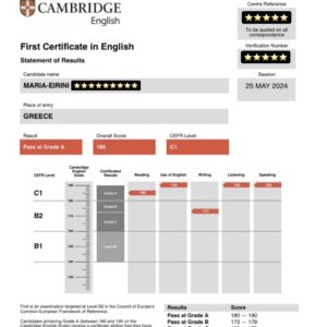Lower-B2 Cambridge Μάιος 2024 100% επιτυχία!